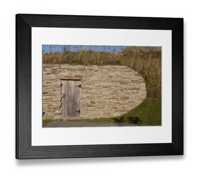 Framed Print : Canada, Newfoundland and Labrador, St. John s. Sample of traditional stone root Framed Print : Canada, Newfoundland and Labrador, St. John s. Sample of traditional stone root