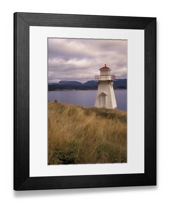 Framed Print : NA, Canada, Newfoundland, Woody Point Woody Point Light Framed Print : NA, Canada, Newfoundland, Woody Point Woody Point Light
