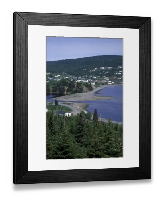 Framed Print : NA, Canada, Newfoundland, near Ferryland Scenic
