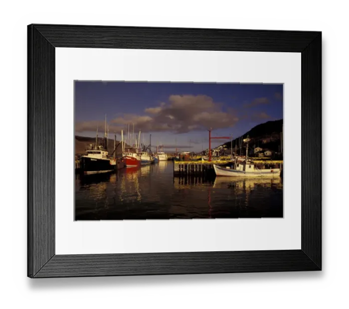 Framed Print : NA, Canada, Newfoundland, St. Johns Boats in St. Johns Harbor Framed Print : NA, Canada, Newfoundland, St. Johns Boats in St. Johns Harbor