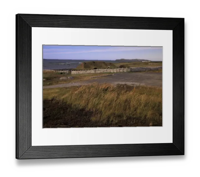 Framed Print : N. A. Canada, Newfoundland, L Anse aux Meadows Framed Print : N. A. Canada, Newfoundland, L Anse aux Meadows