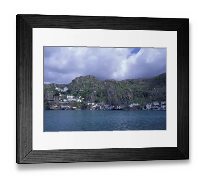 Framed Print : NA, Canada, Newfoundland, St. Johns View of The Battery Framed Print : NA, Canada, Newfoundland, St. Johns View of The Battery