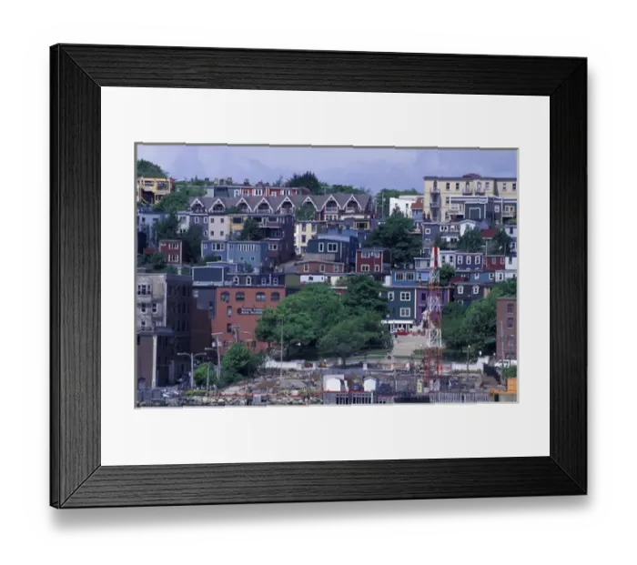 Framed Print : NA, Canada, Newfoundland, St. Johns City view Framed Print : NA, Canada, Newfoundland, St. Johns City view