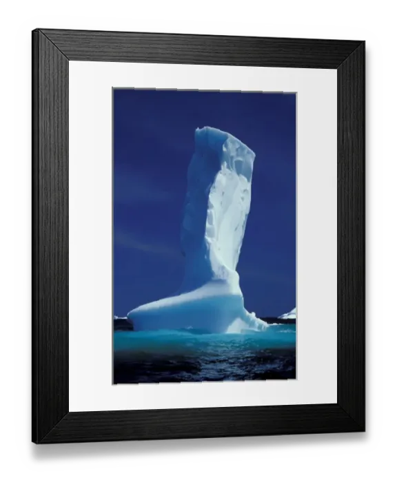 Framed Print : NA, Canada, Newfoundland, Trinity Bay Iceberg, Melrose