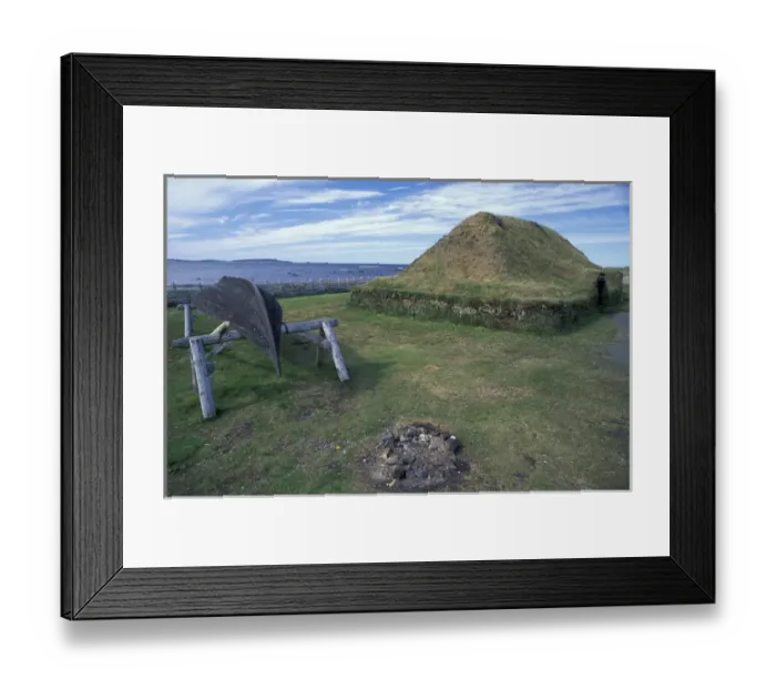 Framed Print : NA, Canada, Newfoundland L Anse aux Meadows Framed Print : NA, Canada, Newfoundland L Anse aux Meadows