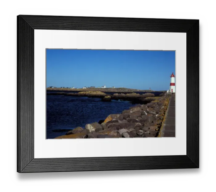 Framed Print : North America, Canada, Miquelon and St. Pierre, St. Pierre harbor lighthouse Framed Print : North America, Canada, Miquelon and St. Pierre, St. Pierre harbor lighthouse