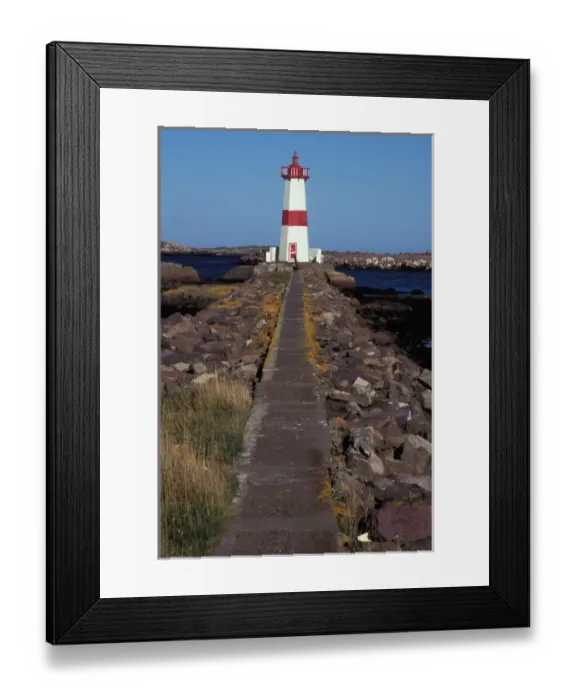 Framed Print : North America, Canada, Miquelon and St. Pierre, St. Pierre harbor lighthouse Framed Print : North America, Canada, Miquelon and St. Pierre, St. Pierre harbor lighthouse