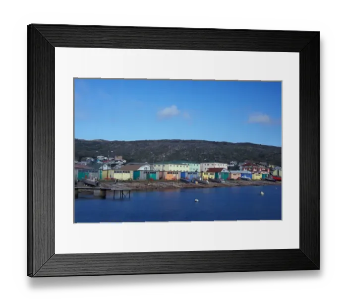 Framed Print : North America, Canada, Miquelon and St. Pierre, St. Pierre waterfront