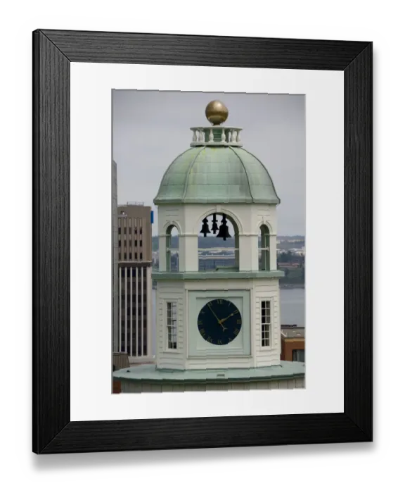 Framed Print : Canada, Nova Scotia, Halifax. Old Town Clock (circa 1803), city landmark located Framed Print : Canada, Nova Scotia, Halifax. Old Town Clock (circa 1803), city landmark located