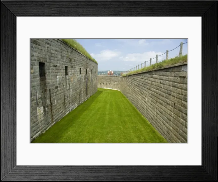 Framed Print : Canada, Nova Scotia, Halifax. Citadel, National Historic Site. Fort walls