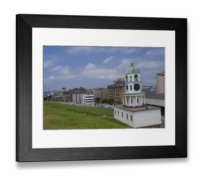 Framed Print : Canada, Nova Scotia, Halifax. Old Town Clock (circa 1803), city landmark located