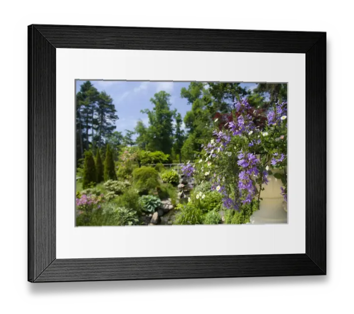 Framed Print : Canada, Nova Scotia, Halifax. Public Gardens, historic Victorian city garden created