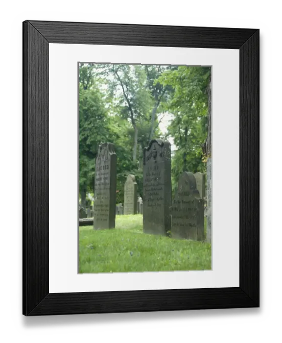 Framed Print : Canada, Nova Scotia, Halifax. The Old Burying Ground, in use from 1749 to 1843 Framed Print : Canada, Nova Scotia, Halifax. The Old Burying Ground, in use from 1749 to 1843