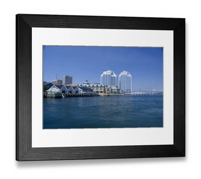Framed Print : Canada, Nova Scotia, Halifax. City views of Halifax from the water