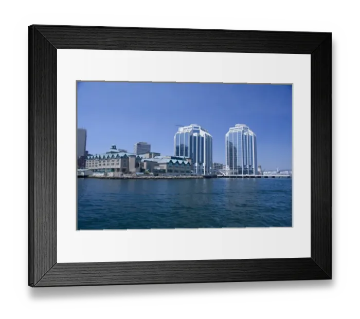 Framed Print : Canada, Nova Scotia, Halifax. City views of Halifax from the water