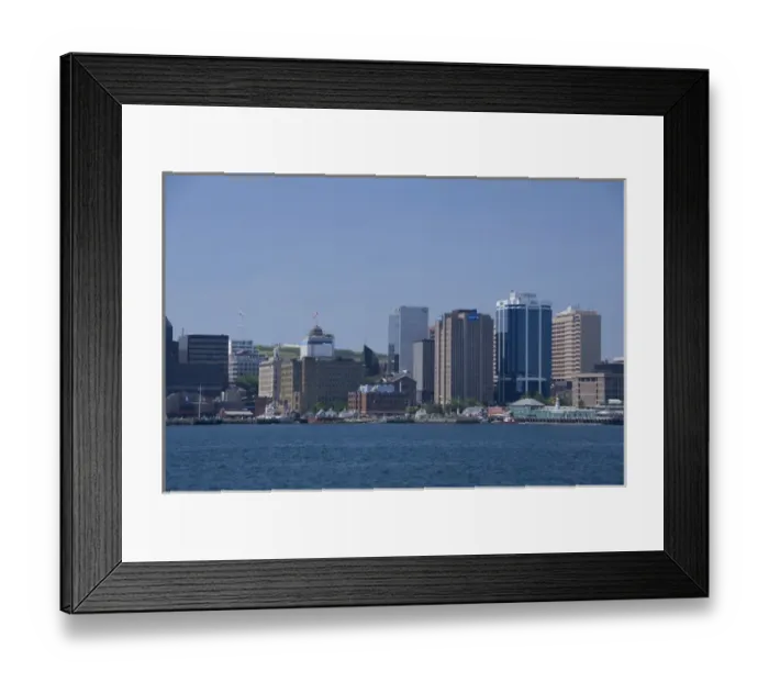 Framed Print : Canada, Nova Scotia, Halifax. City views of Halifax from the water