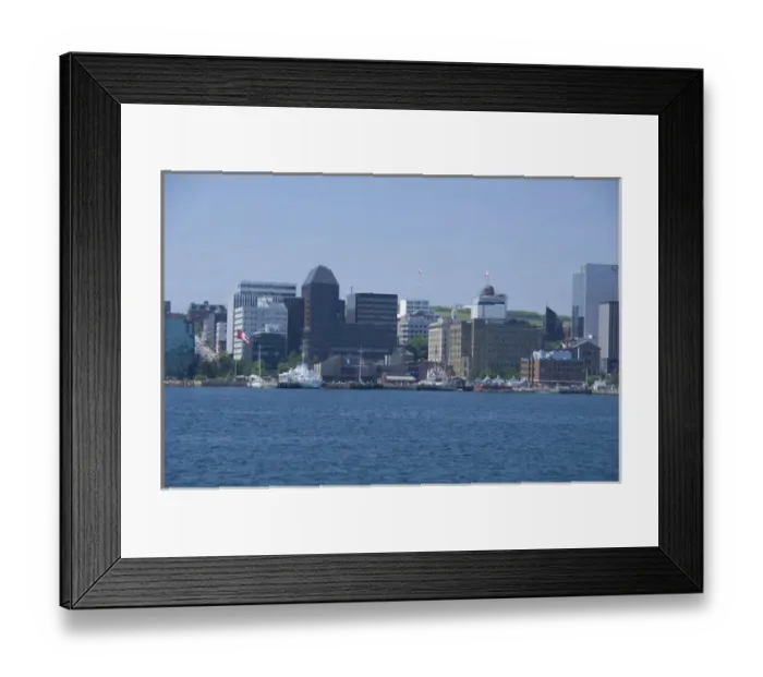 Framed Print : Canada, Nova Scotia, Halifax. City views of Halifax from the water