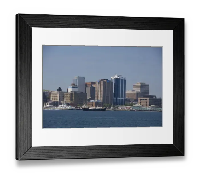 Framed Print : Canada, Nova Scotia, Halifax. City views of Halifax from the water