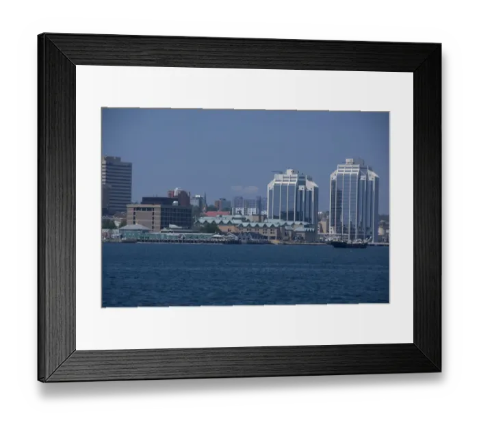 Framed Print : Canada, Nova Scotia, Halifax. City views of Halifax from the water