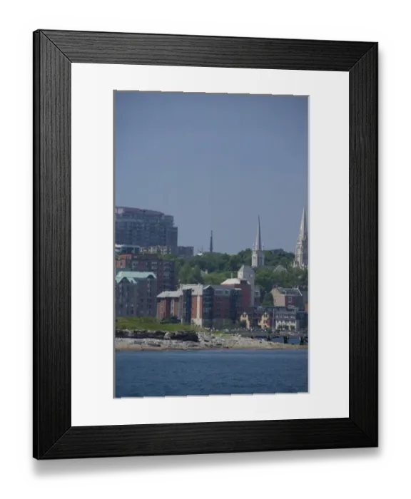Framed Print : Canada, Nova Scotia, Halifax. City views of Halifax from the water