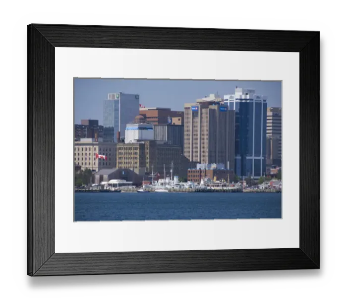 Framed Print : Canada, Nova Scotia, Halifax. City views of Halifax from the water