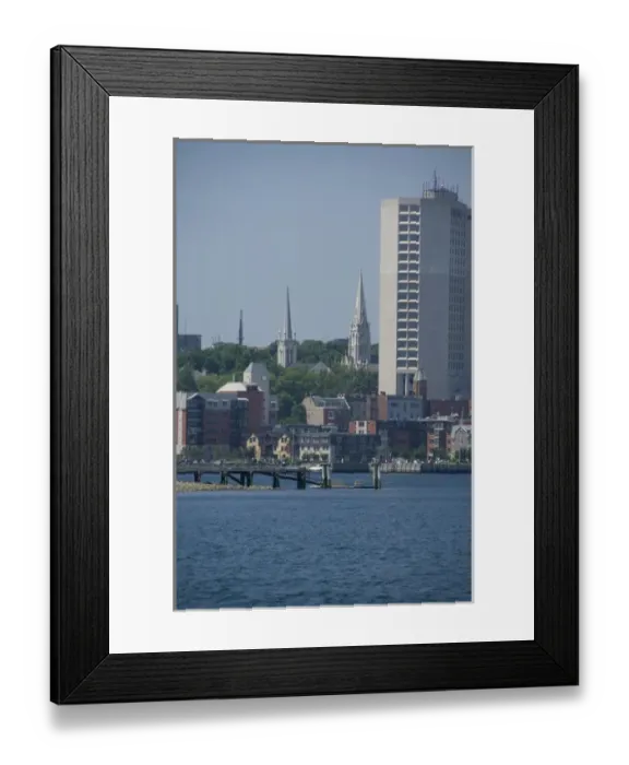 Framed Print : Canada, Nova Scotia, Halifax. City views of Halifax from the water