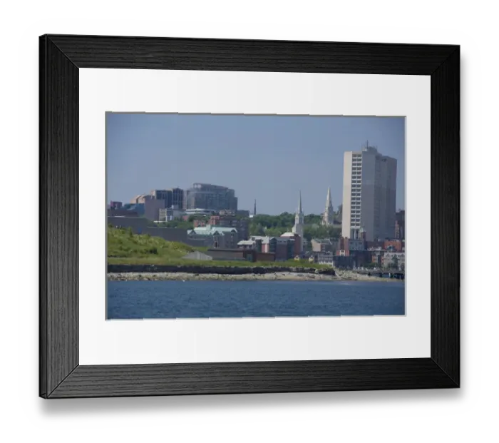 Framed Print : Canada, Nova Scotia, Halifax. City views of Halifax from the water