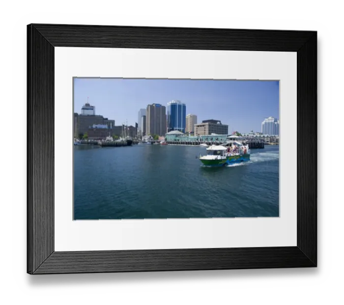 Framed Print : Canada, Nova Scotia, Halifax. Waterfront area, popular Harbour Hopper tour boat Framed Print : Canada, Nova Scotia, Halifax. Waterfront area, popular Harbour Hopper tour boat