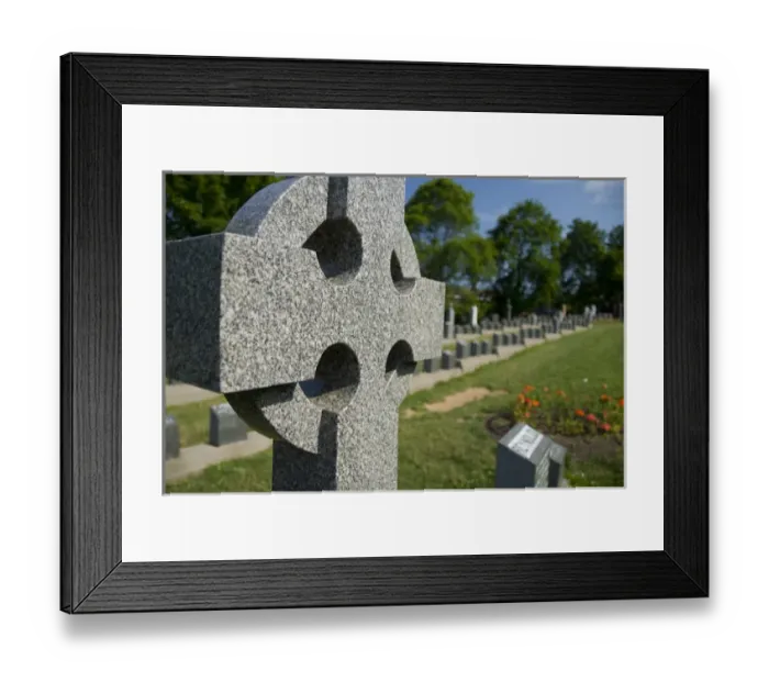 Framed Print : Canada, Nova Scotia, Halifax. Fairview Lawn Cemetery, home to the largest number Framed Print : Canada, Nova Scotia, Halifax. Fairview Lawn Cemetery, home to the largest number