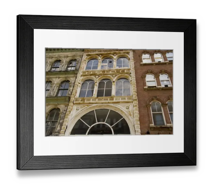 Framed Print : Canada, Nova Scotia, Halifax. The Italian Facades Framed Print : Canada, Nova Scotia, Halifax. The Italian Facades