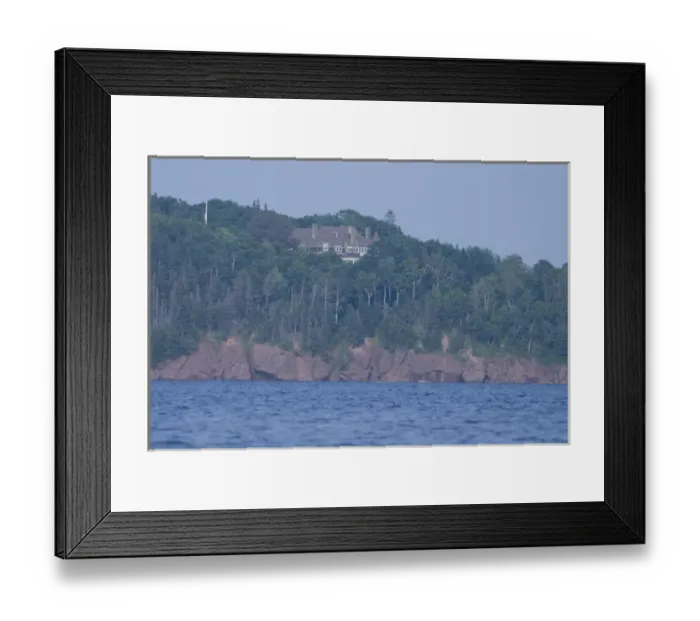 Framed Print : Canada, Nova Scotia, Cape Breton Island, Baddeck. Alexander Graham Bells Canadian home Framed Print : Canada, Nova Scotia, Cape Breton Island, Baddeck. Alexander Graham Bells Canadian home
