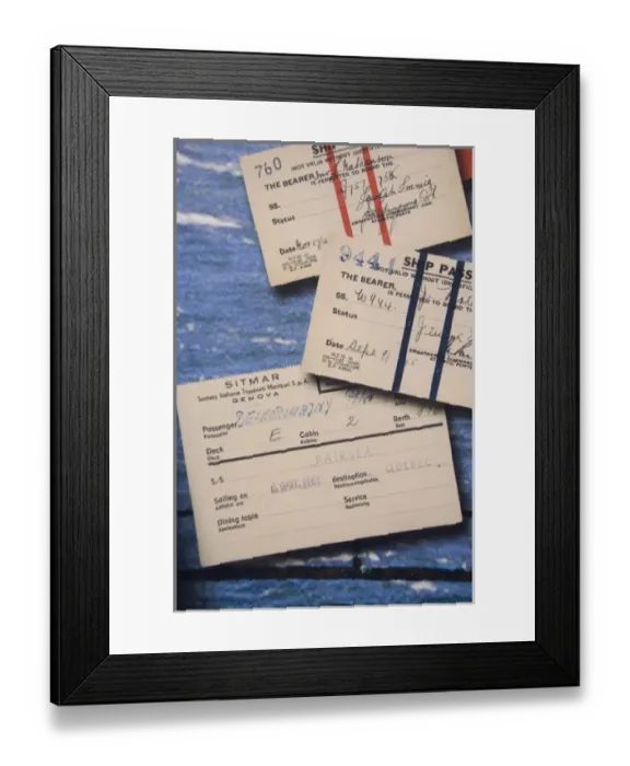 Framed Print : Canada, Nova Scotia, Halifax. Pier 21 Immigration Museum, National Historic Site