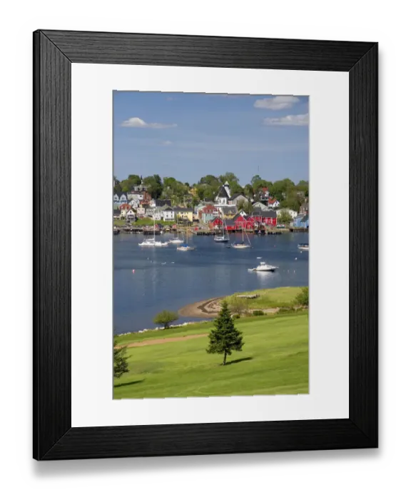 Framed Print : Lunenberg, Nova Scotia, Canada. canada, canadian, nova scotia, lunenberg, harbor