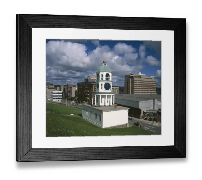 Framed Print : Old Town Clock on the grounds of The Citadel Nat l Historic Site, downtown Halifax Framed Print : Old Town Clock on the grounds of The Citadel Nat l Historic Site, downtown Halifax