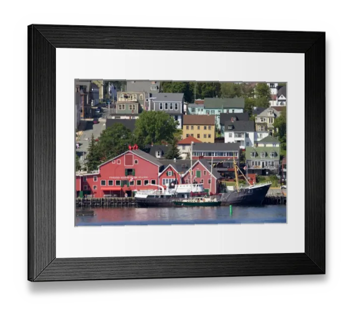Framed Print : Lunenberg, Nova Scotia, Canada. canada, canadian, nova scotia, lunenberg, harbor