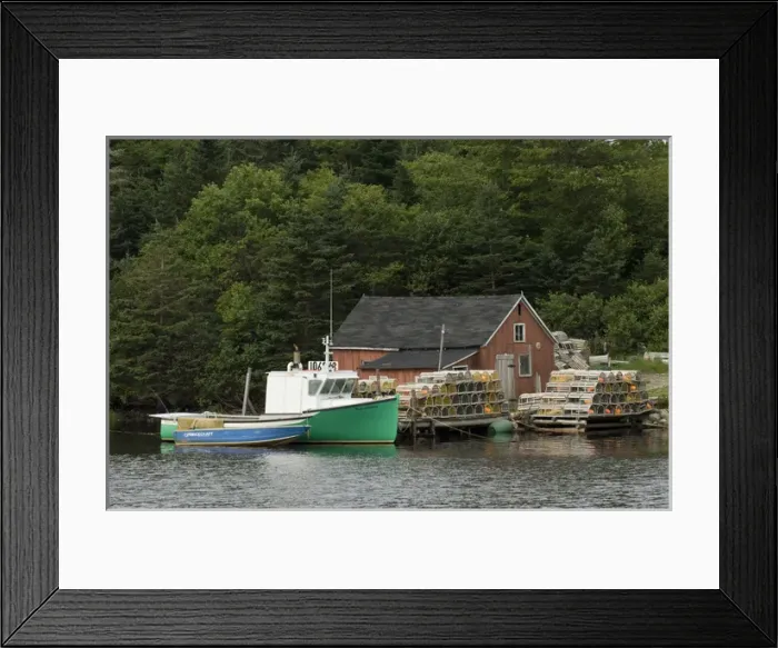 Framed Print : Lobster Boat, Eastern Shore, Nova Scotia, Canada