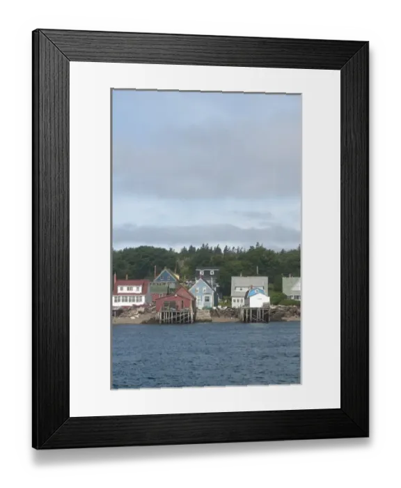 Framed Print : Nova Scotia, Canada. Westport village, Brier Island