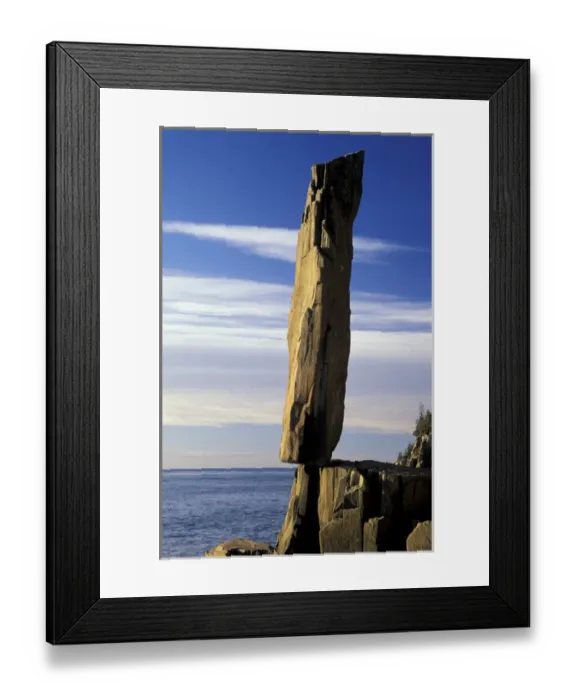 Framed Print : NA, Canada, Nova Scotia, Long Island Balancing Rock Framed Print : NA, Canada, Nova Scotia, Long Island Balancing Rock