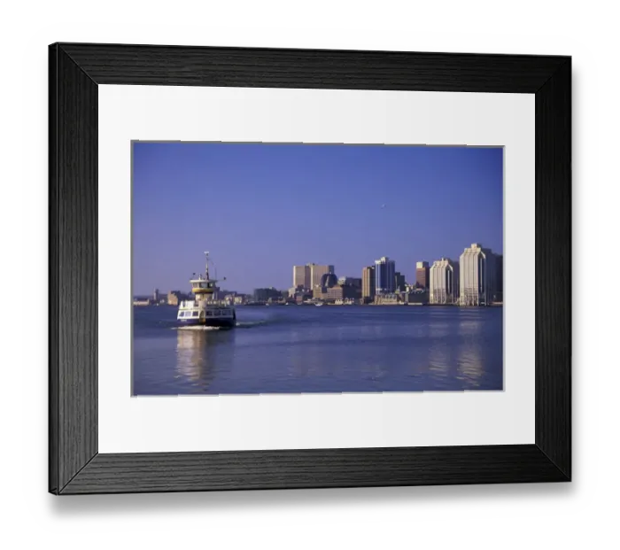 Framed Print : NA, Canada, Nova Scotia, Halifax Halifax skyline and ferry Framed Print : NA, Canada, Nova Scotia, Halifax Halifax skyline and ferry
