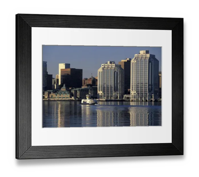 Framed Print : NA, Canada, Nova Scotia, Halifax Halifax skyline and ferry Framed Print : NA, Canada, Nova Scotia, Halifax Halifax skyline and ferry
