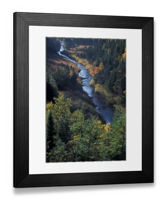 Framed Print : North America, Canada, Nova Scotia, Cape Breton, river valley in autumn Framed Print : North America, Canada, Nova Scotia, Cape Breton, river valley in autumn