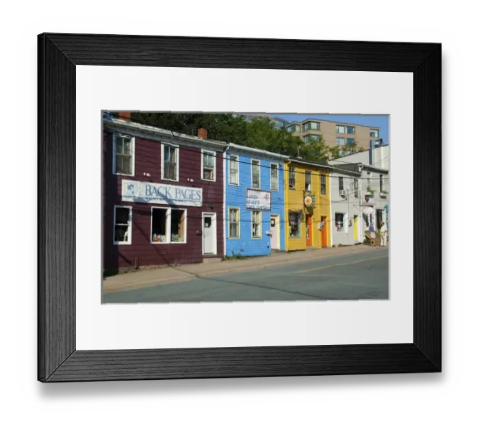Framed Print : North America, Canada, Nova Scotia, Halifax Downtown Streetscene Framed Print : North America, Canada, Nova Scotia, Halifax Downtown Streetscene