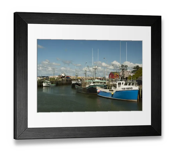 Framed Print : North America, Canada, Nova Scotia, Halls Harbour, Bay of Fundy at High Tide Framed Print : North America, Canada, Nova Scotia, Halls Harbour, Bay of Fundy at High Tide