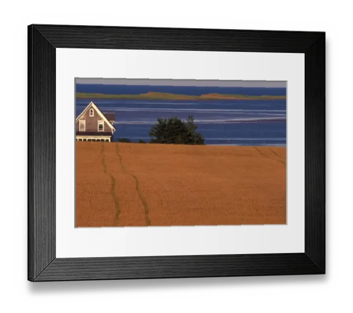 Framed Print : 02. Canada, Prince Edward Island. Farmhouse