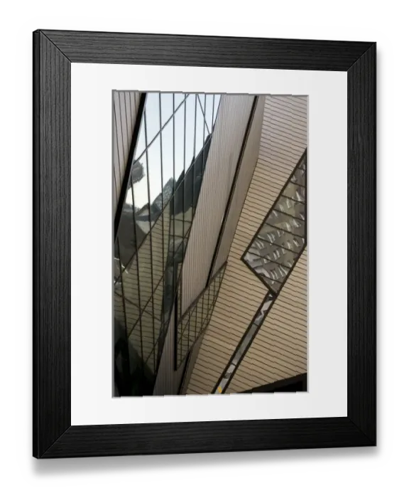 Framed Print : Canada, Ontario, Toronto. Abstract of the windows in the Royal Ontario Museum. Credit as Framed Print : Canada, Ontario, Toronto. Abstract of the windows in the Royal Ontario Museum. Credit as