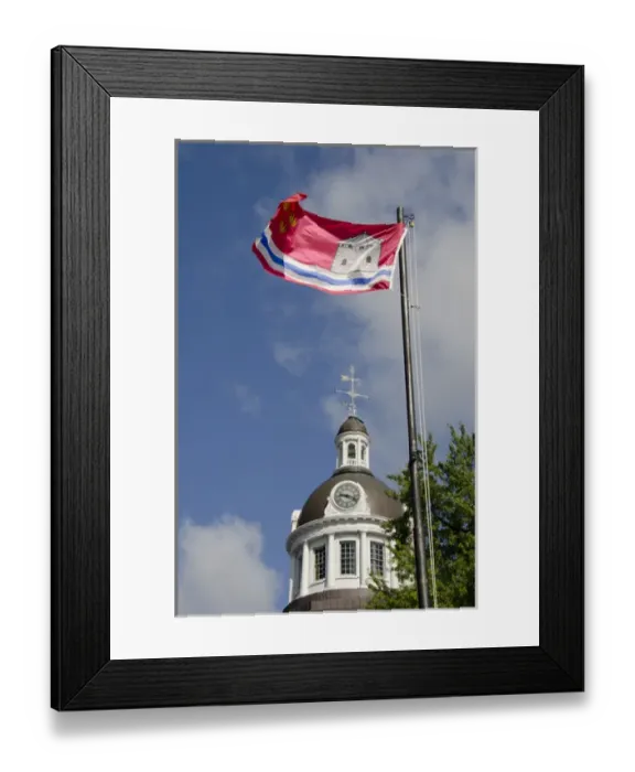 Framed Print : Ontario, Canada, Kingston. Kingston City Hall, considered one of the finest 19th Framed Print : Ontario, Canada, Kingston. Kingston City Hall, considered one of the finest 19th