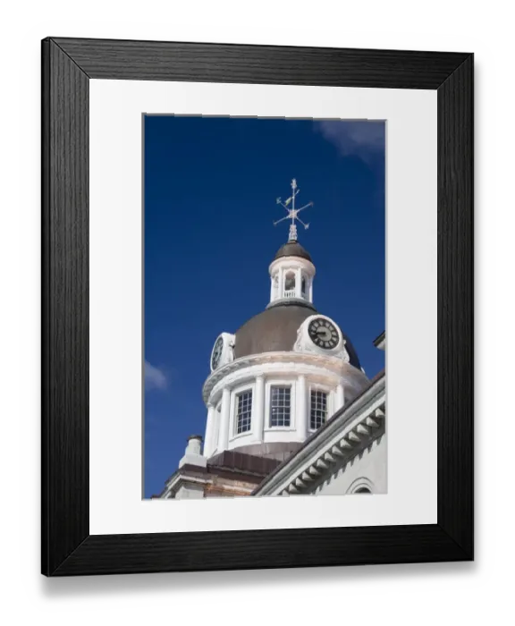 Framed Print : Ontario, Canada, Kingston. Kingston City Hall, considered one of the finest 19th