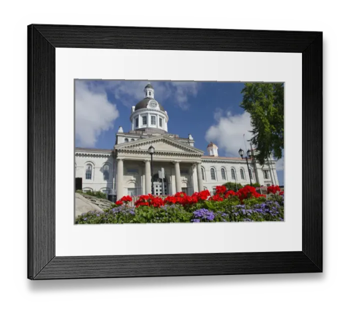 Framed Print : Ontario, Canada, Kingston. Kingston City Hall, considered one of the finest 19th Framed Print : Ontario, Canada, Kingston. Kingston City Hall, considered one of the finest 19th