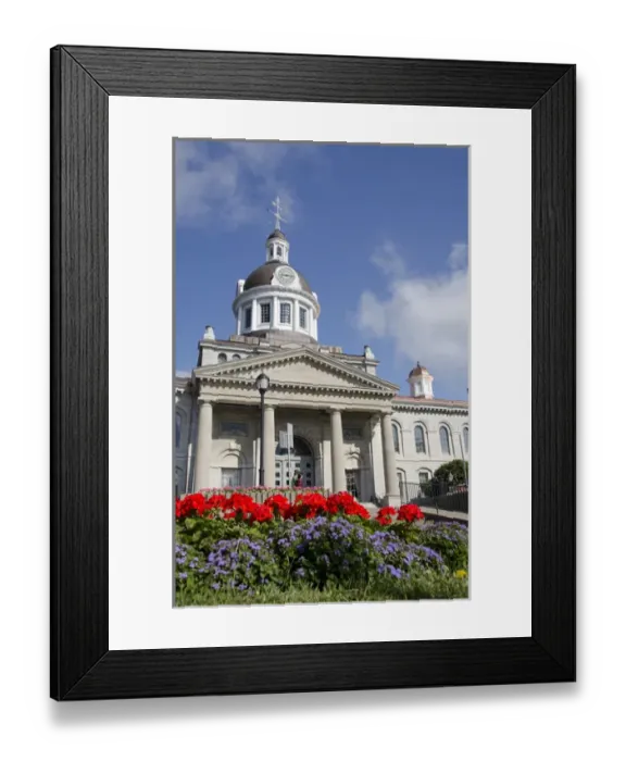 Framed Print : Ontario, Canada, Kingston. Kingston City Hall, considered one of the finest 19th Framed Print : Ontario, Canada, Kingston. Kingston City Hall, considered one of the finest 19th