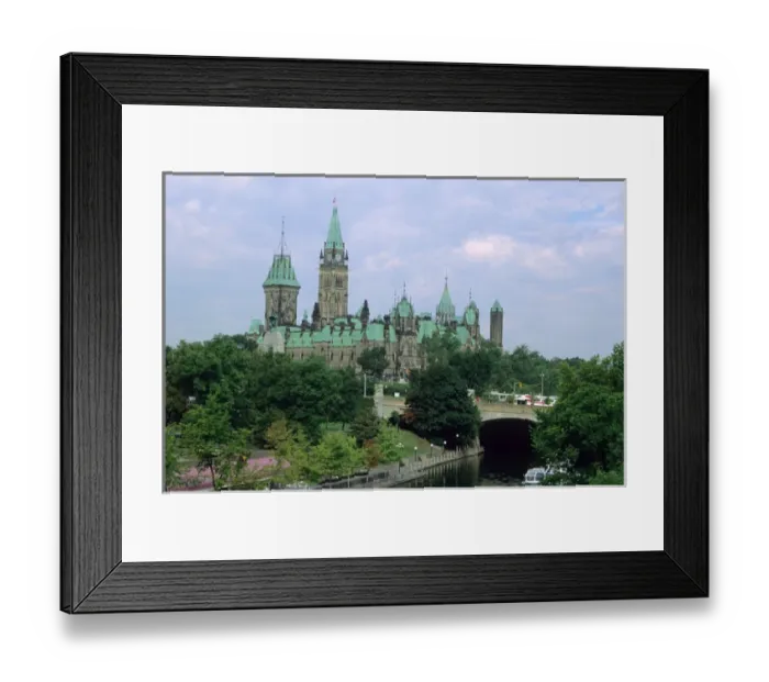 Framed Print : The parliament building in Ottawa, Canada. parliament, building, ottawa, canada